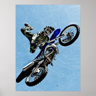 Extrema sportar Poster:Motocross Bike gör-Tricks Poster