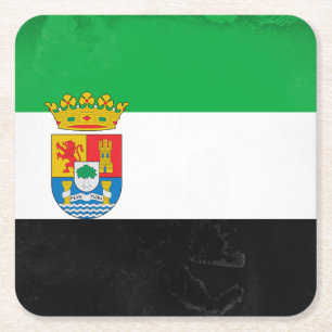 Extremadura Underlägg Papper Kvadrat