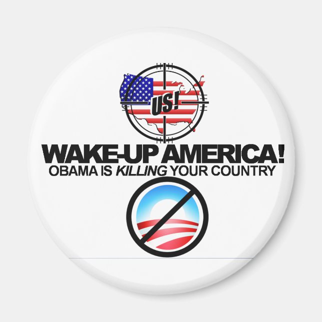 Extreme Anti Obama Jokes Magnet 01 (Framsidan)