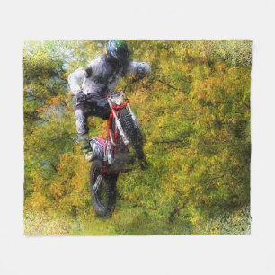 Extreme Biker - Dirt Bike Rider Fleecefilt