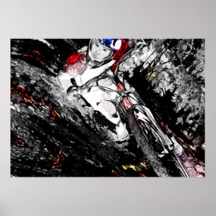 Extreme BMX Rider - Mountain Bike Racer Poster