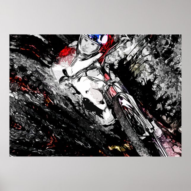 Extreme BMX Rider - Mountain Bike Racer Poster (Framsidan)