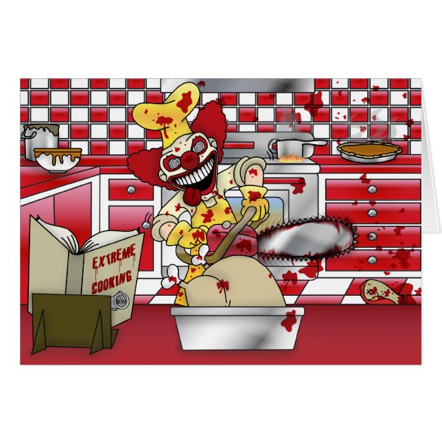 Extreme Cooking Hälsningskort (Framsidan Horizontal)