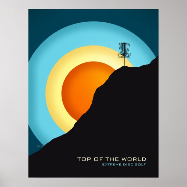 Extreme Disk Golf Poster (Framsidan)