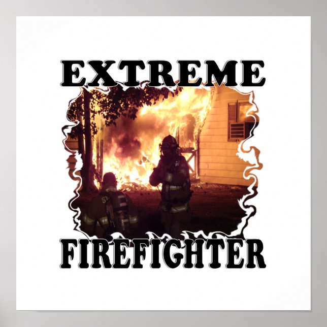 Extreme Firefighter Poster (Framsidan)