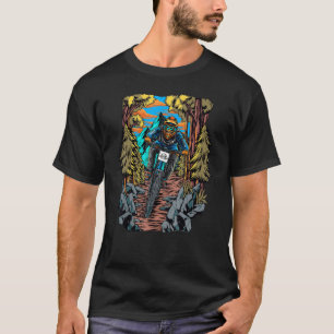 Extreme Fullt skickar bergsbike-banans rand för cy T Shirt