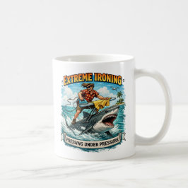 Extreme Ironing Shark Mugg