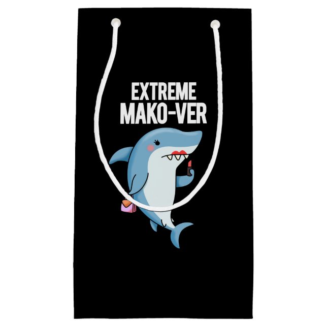 Extreme Mako-ver Funny Mako Shark Pun Mörk BG (Framsidan)