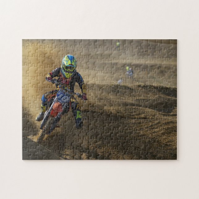 Extreme Motocross Motorcykel Motorsport Bike Pussel (Horisontell)