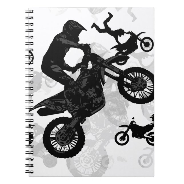 Extreme Motocross Stuntmen Anteckningsbok (Framsidan)