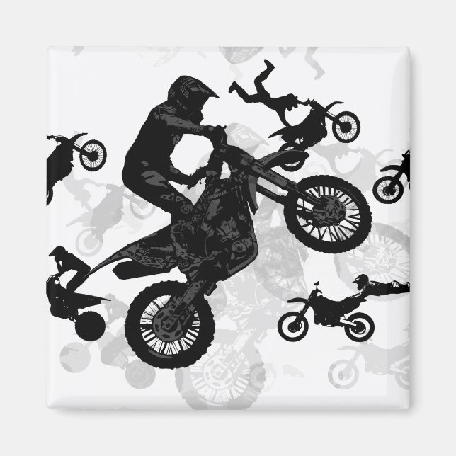 Extreme Motocross Stuntmen Magnet (Framsidan)