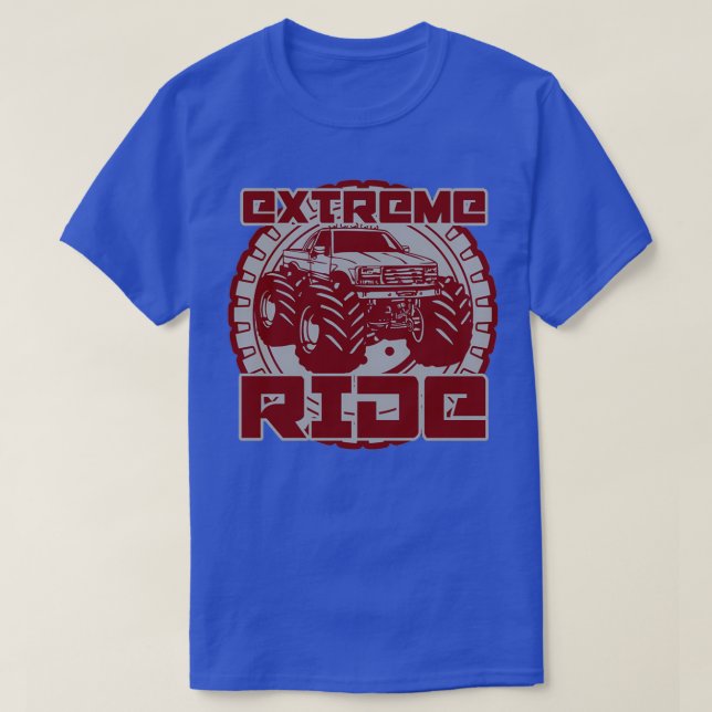 Extreme offroad monster lastbil t shirt (Design framsida)