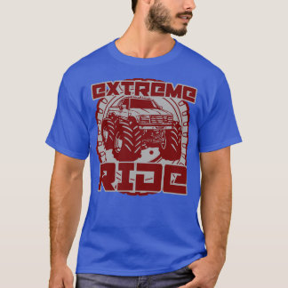 Extreme offroad monster lastbil t shirt
