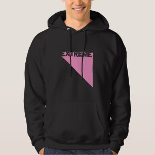 Extreme Rosa Modern Gym Fitness Workout Gym Traini Hoodie