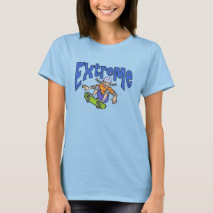 Extreme Skate Board Girl T Shirt