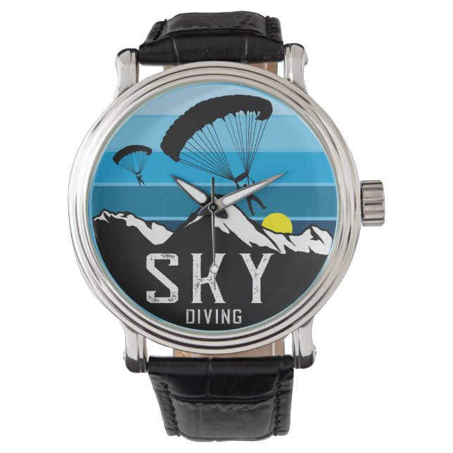 Extreme Skydiving Fallskärm Sports Watch Armbandsur (Framsida)