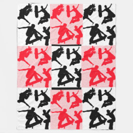 Extreme Sports Skateboarding Skate Park Fleecefilt