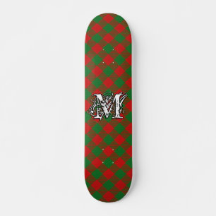 Extreme Tartan Klan Moncreiffe Monogram Mini Skateboard Bräda 18,5 Cm