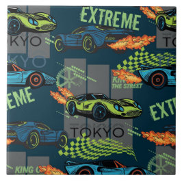 Extreme Tokyo Street Racing Pattern Kakelplatta