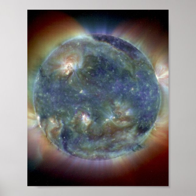 Extreme Ultraviolet Sol NASA Poster (Framsidan)