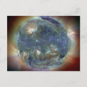 Extreme Ultraviolet Sol NASA Vykort