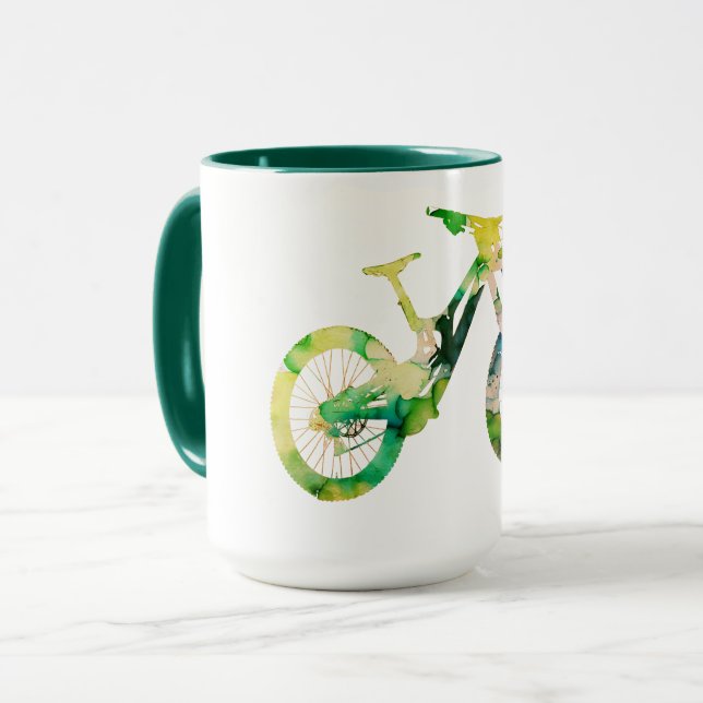 Extreme Watercolor Art Art Mugg (Framsida vänster)