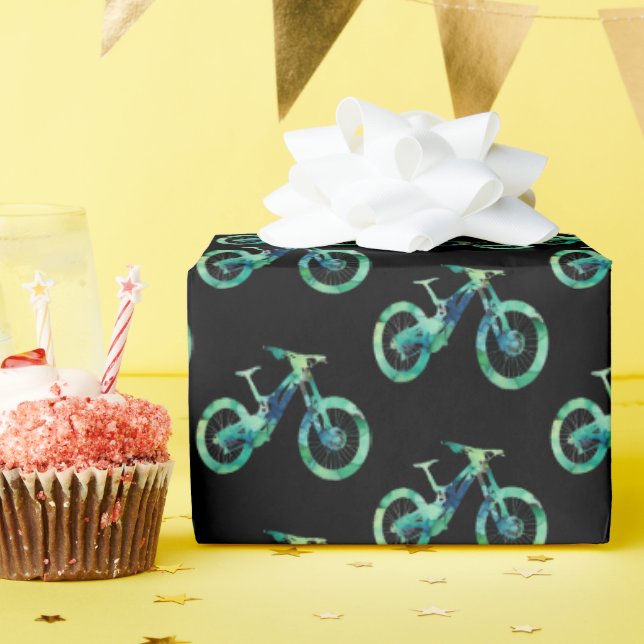 Extreme Watercolor Art Art Presentpapper (Födelsedagsfest)