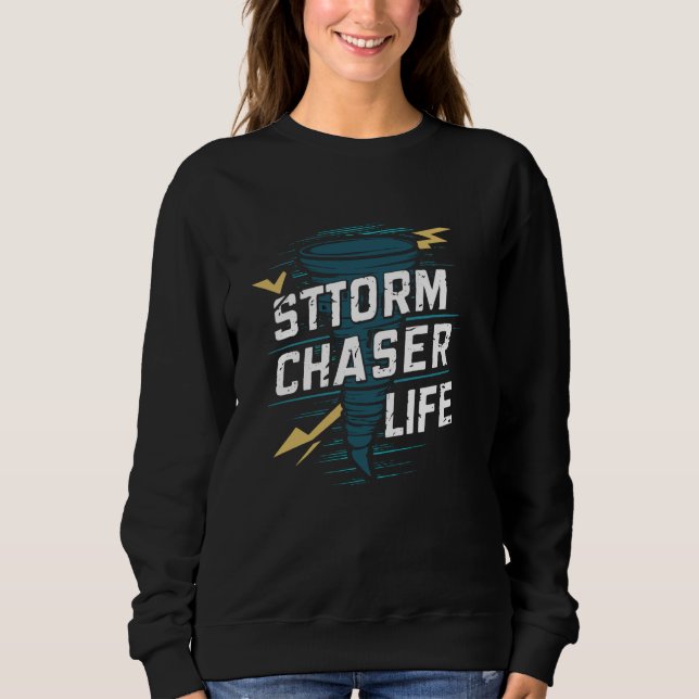 Extreme Weather Tornado Hunting Enthusiast Storm T Shirt (Framsida)
