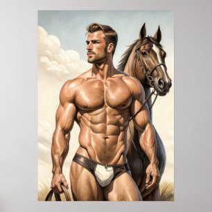 Extremelyhot med häst poster