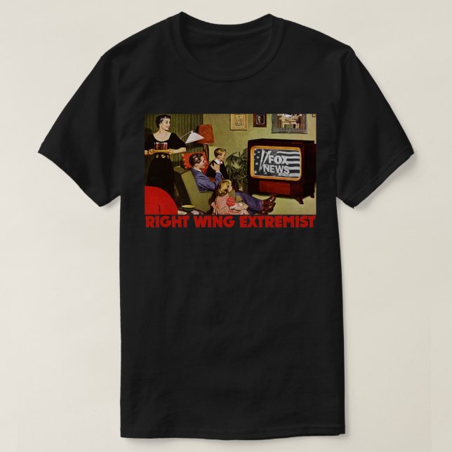 Extremist av kärnkraft i right wing t shirt (Design framsida)