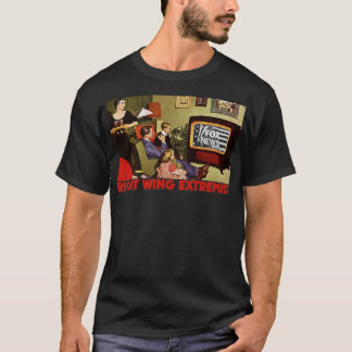Extremist av kärnkraft i right wing t shirt
