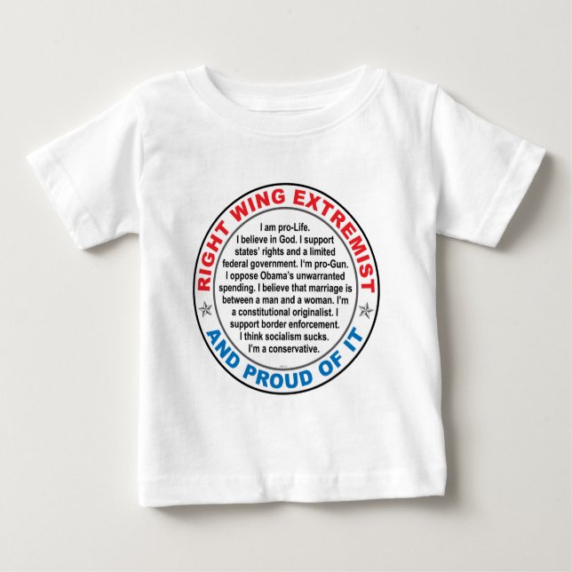 Extremist Right wing T-shirt (Framsida)