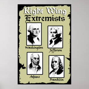 Extremister från right wing! poster