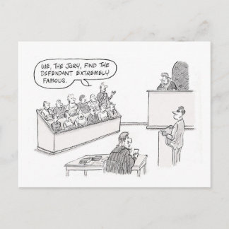 extremt berömd färg vykort