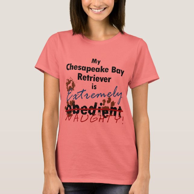 Extremt högstekt Chesapeake Bay Retriever Tee (Framsida)