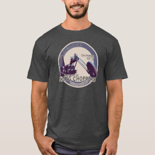 Extremt lång vintageAVBRYTARmotorcykel Tee