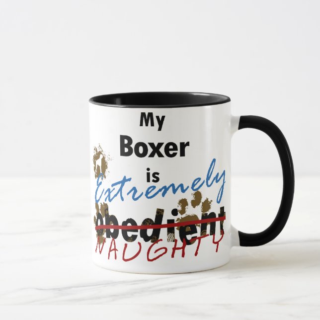 Extremt stygg boxare mugg (Höger)