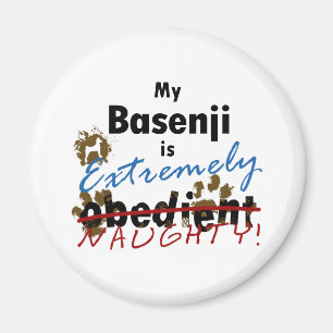 Extremt stygga Basenji Magnet