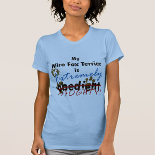 Extremt styggt binda foxterriern tee shirt