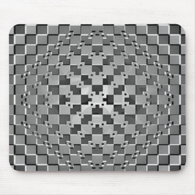 extremt utmanande optisk illusion musmatta (Framsidan)