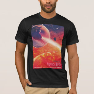 Extremt Varm Luftballong på en Vulkanisk Helvetesl T Shirt