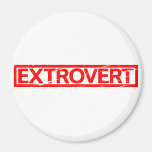 Extrovert Frimärke Magnet