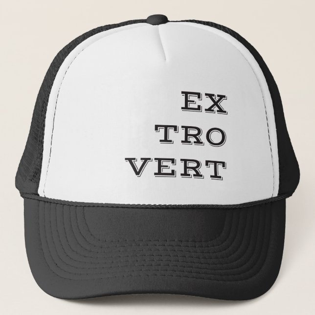 Extrovert Hat Truckerkeps (Framsida)