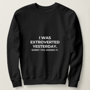Extrovert igår Introvert Awkward Slappna av T Shirt