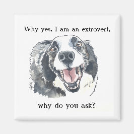 Extrovert Pride Fridge Magnet
