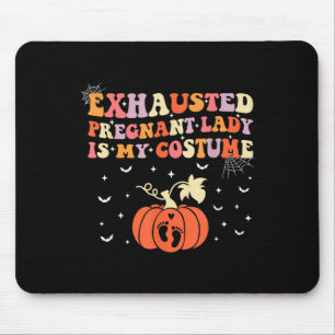 Extruderad gravid Dam är min dräkt Halloween Pr Musmatta