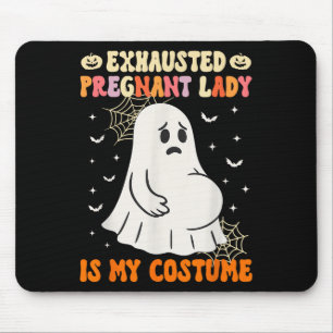 Extruderad gravid Dam är min dräkt Halloween Pr Musmatta