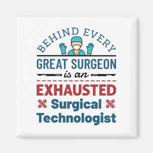 Extruderad kirurgisk teknolog Funny SCrub Tech Magnet