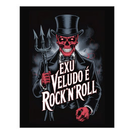 Exu Veludo é Rock'N'Roll #1 Fototryck