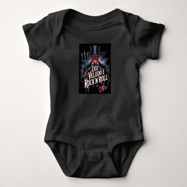 Exu Veludo é Rock'N'Roll #1 T Shirt (Framsida)
